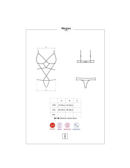 Megies Teddy Rojo Negro