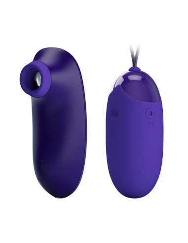 Succionador de Clitoris y Huevo Vibrador