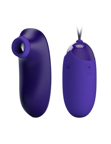Succionador de Clitoris y Huevo Vibrador Succionador de Clitoris y Huevo Vibrador