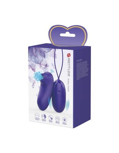 Succionador de Clitoris y Huevo Vibrador