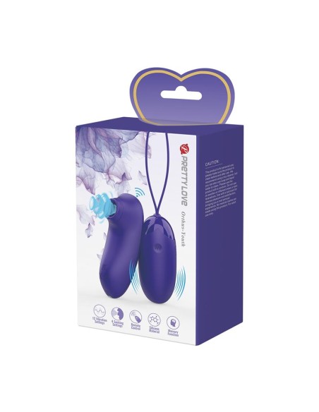 Succionador de Clitoris y Huevo Vibrador Succionador de Clitoris y Huevo Vibrador