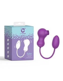 Rusher Succionador de Clitoris y Huevo Vibrador