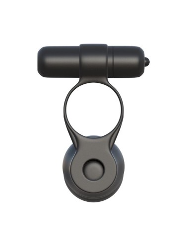 Fantasy C Ringz Anillo Doble Penetrador Flexible Negro