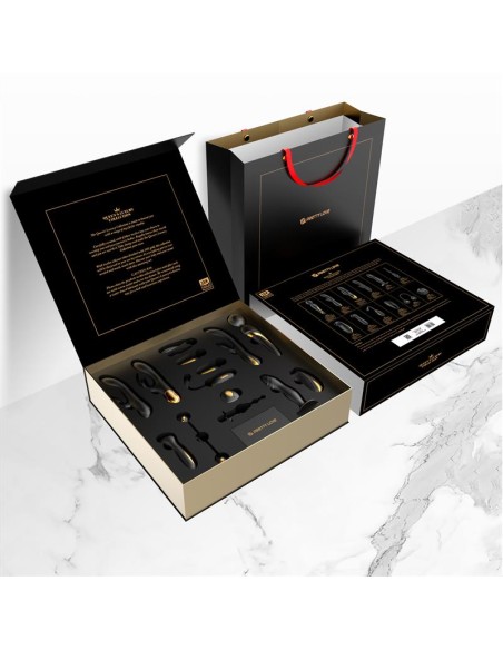 Luxury Set Queens 12 Juguetes Negro y Oro 18k Luxury Set Queens 12 Juguetes Negro y Oro 18k