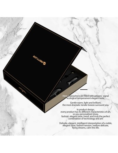 Luxury Set Queens 12 Juguetes Negro y Oro 18k