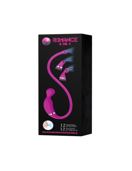 Estimulador con Succion 3 en 1