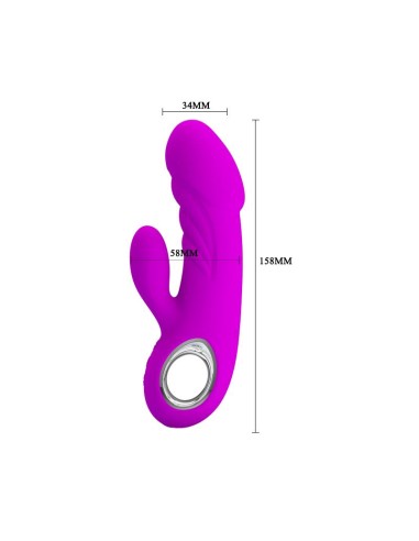Vibrador Ansel USB Silicona Purpura