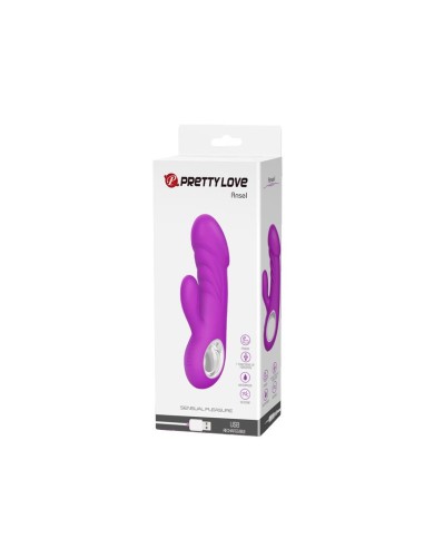 Vibrador Ansel USB Silicona Purpura