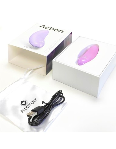 Patty Mini Masajeador Silicona USB Purpura