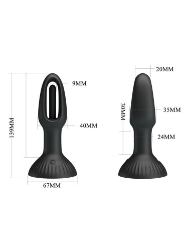 Hubert Plug Anal con Movimiento Wiggling