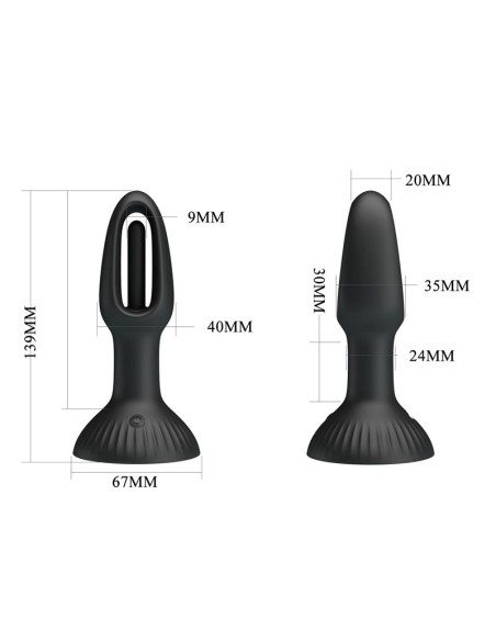 Hubert Plug Anal con Movimiento Wiggling