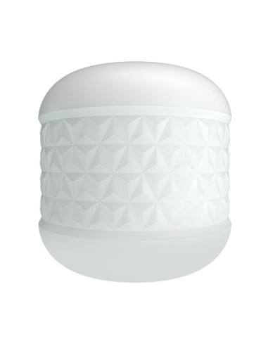 Crystle Masturbador Doble Entrada Blanco