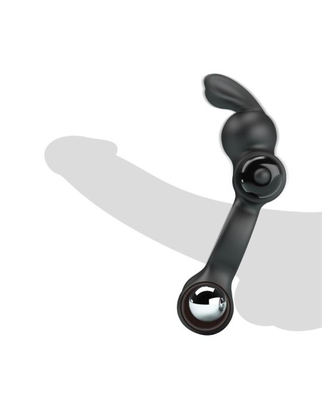 Yusuf Anillo para el Pene con Bolas de Metal 2x33gr