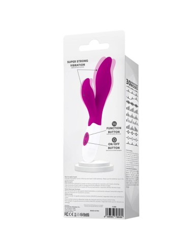 Preston Vibrador con Estimulador Silicona