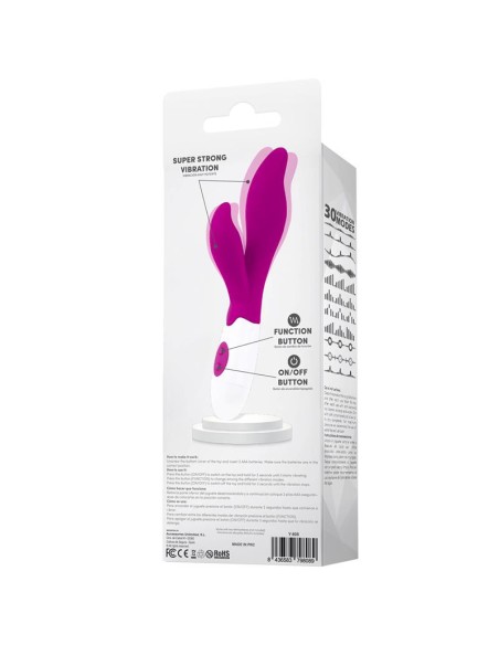 Preston Vibrador con Estimulador Silicona