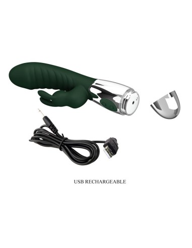 Naughty Bunny Vibrador 30 Funciones Verde