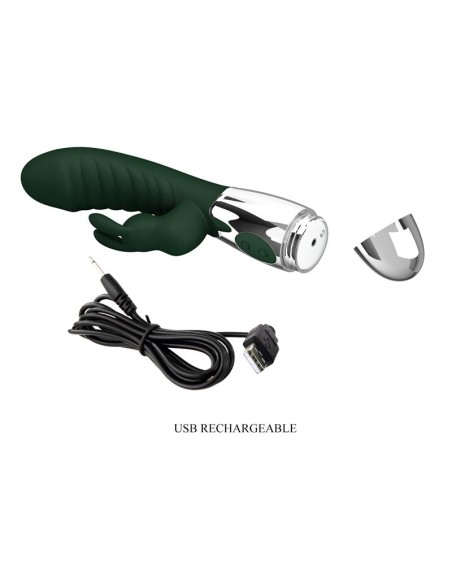 Naughty Bunny Vibrador 30 Funciones Verde