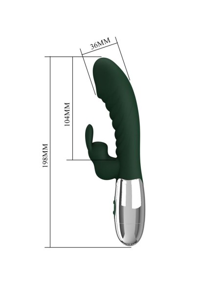 Naughty Bunny Vibrador 30 Funciones Verde