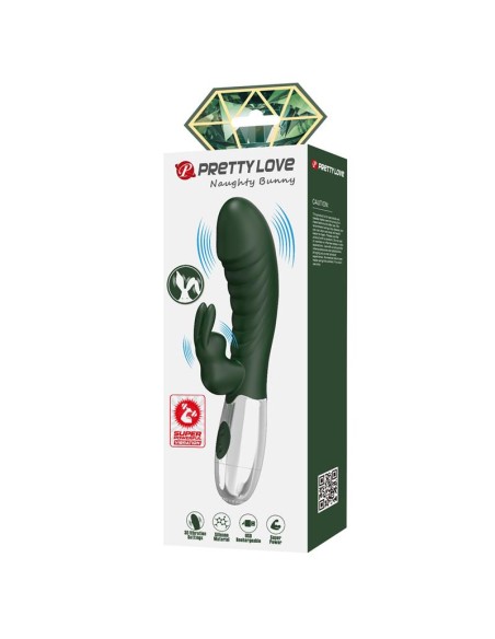 Naughty Bunny Vibrador 30 Funciones Verde