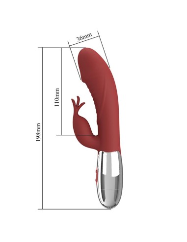 Rasmussen Vibrador 30 Funciones Rojo