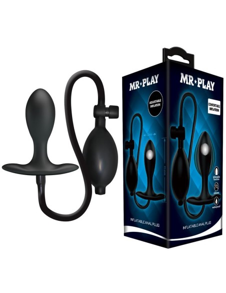 Plug Anal con Inflado y Bola Interna