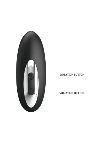 Masajeador Prostatico con Vibracion y Bolas Rotadoras