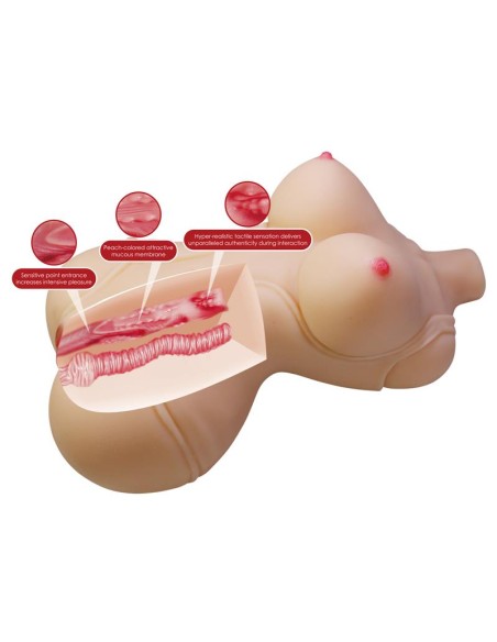 Masturbador Vagina y Ano 5 kg