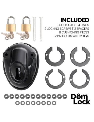 Inmate Jaula para el Pene con Espaciadores