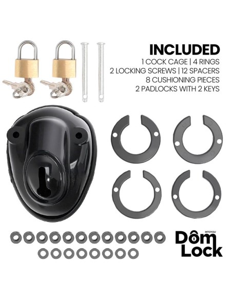 Inmate Jaula para el Pene con Espaciadores