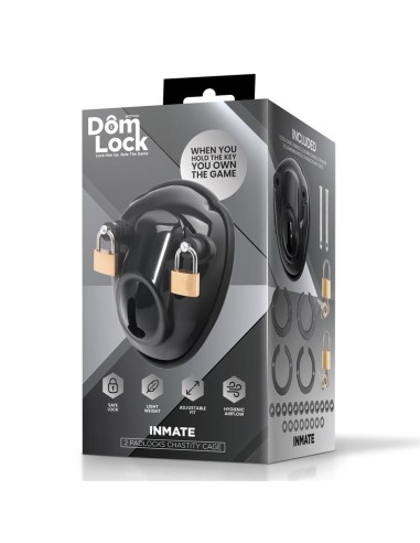 Inmate Jaula para el Pene con Espaciadores