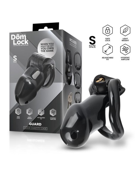 Guard Jaula para el Pene con Candado Interno Talla S