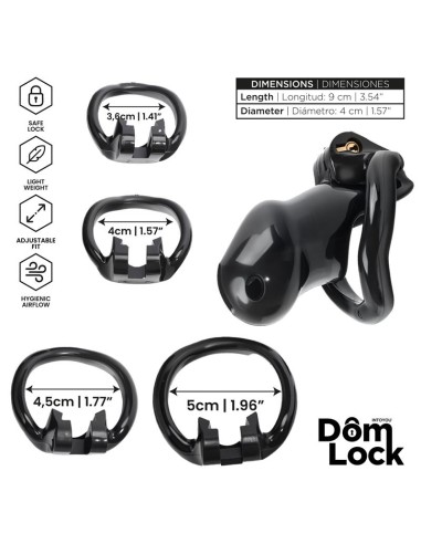 Guard Jaula para el Pene con Candado Interno Talla S