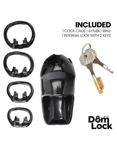 Guard Jaula para el Pene con Candado Interno Talla S