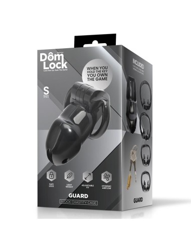 Guard Jaula para el Pene con Candado Interno Talla S