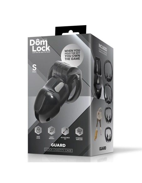 Guard Jaula para el Pene con Candado Interno Talla S