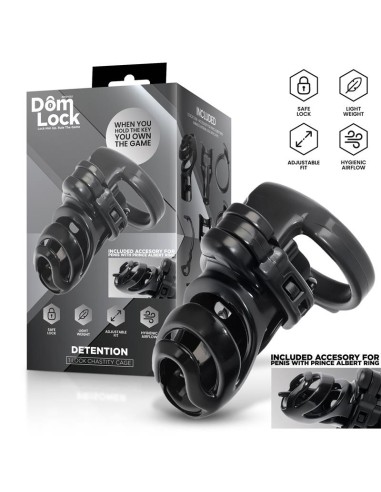 Detention Jaula para el Pene con Accesorio para Prince Albert