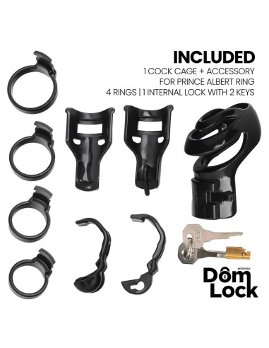 Detention Jaula para el Pene con Accesorio para Prince Albert