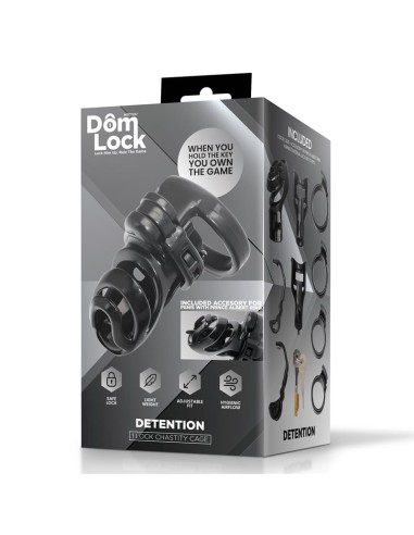 Detention Jaula para el Pene con Accesorio para Prince Albert