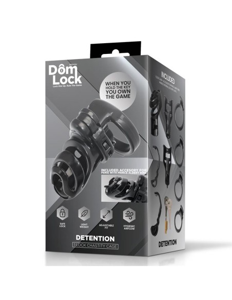 Detention Jaula para el Pene con Accesorio para Prince Albert