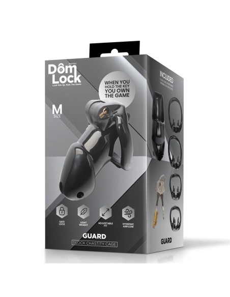Guard Jaula para el Pene con Candado Interno Talla M