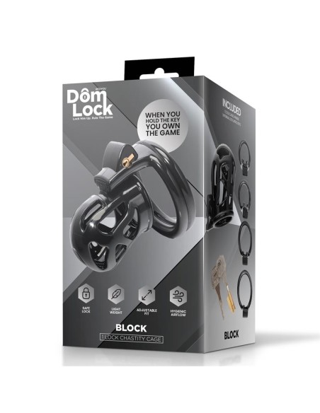 Block Jaula para el Pene con Candado Interno