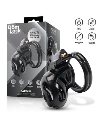 Parole Jaula para el Pene con Candado Interno