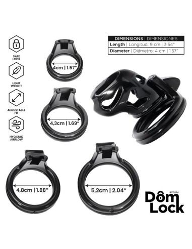 Parole Jaula para el Pene con Candado Interno