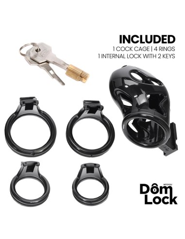 Parole Jaula para el Pene con Candado Interno