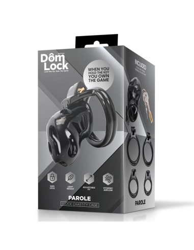 Parole Jaula para el Pene con Candado Interno