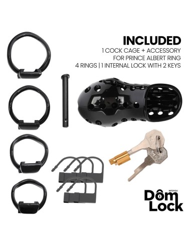 Convict Jaula para el Pene con Candado Interno