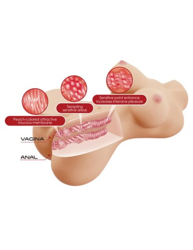 Masturbador Vagina y Ano 19kg