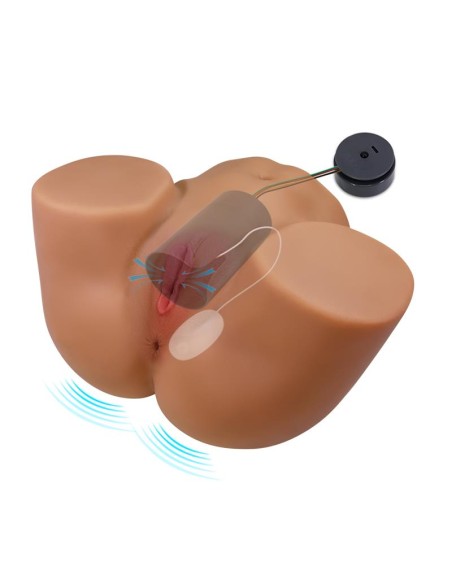 Masturbador con Vibracion Efecto Succion y Voz 55 kg