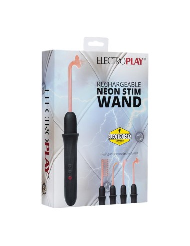 Varita Neon Stim con 4 Electrodos de Vidrio