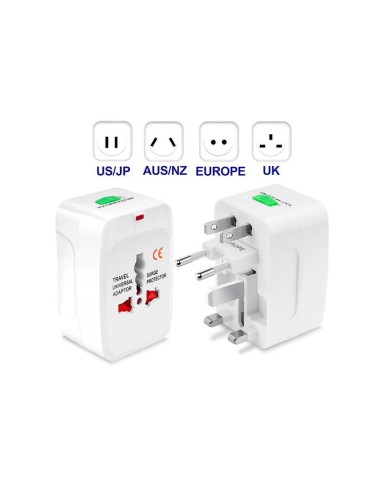Adaptador Universal de Viaje US AU UK EU